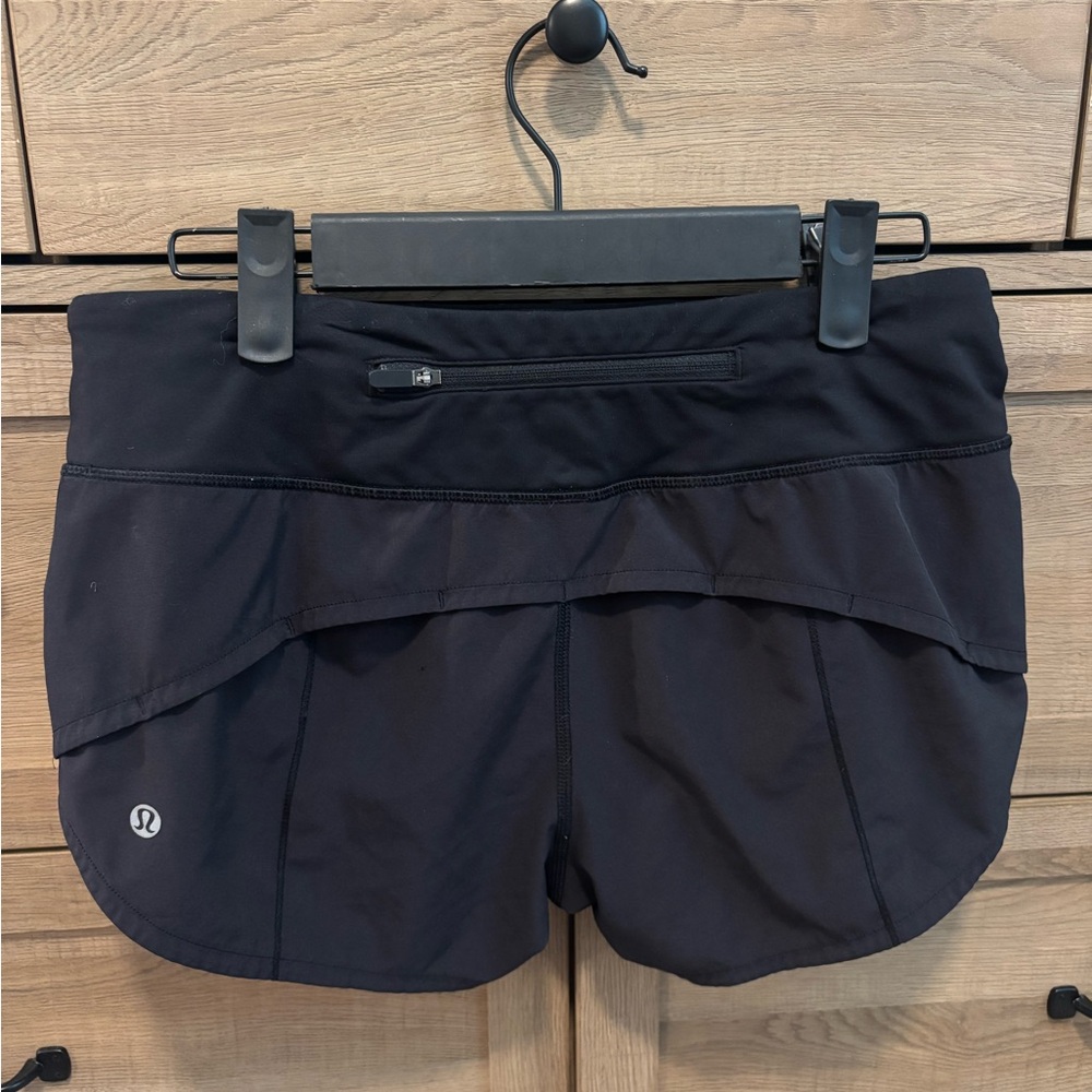 Lululemon Low Rise Speed Up 2.5 Black Size 4